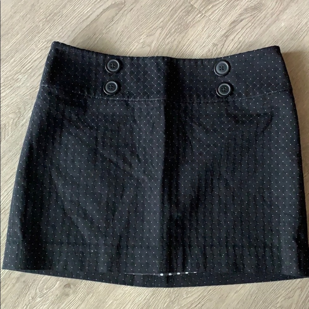 Express Skirt poka dot size 2 black